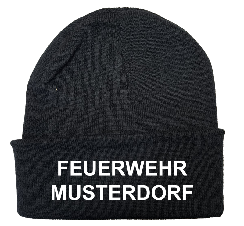 Haube Feuerwehr gestickt 2